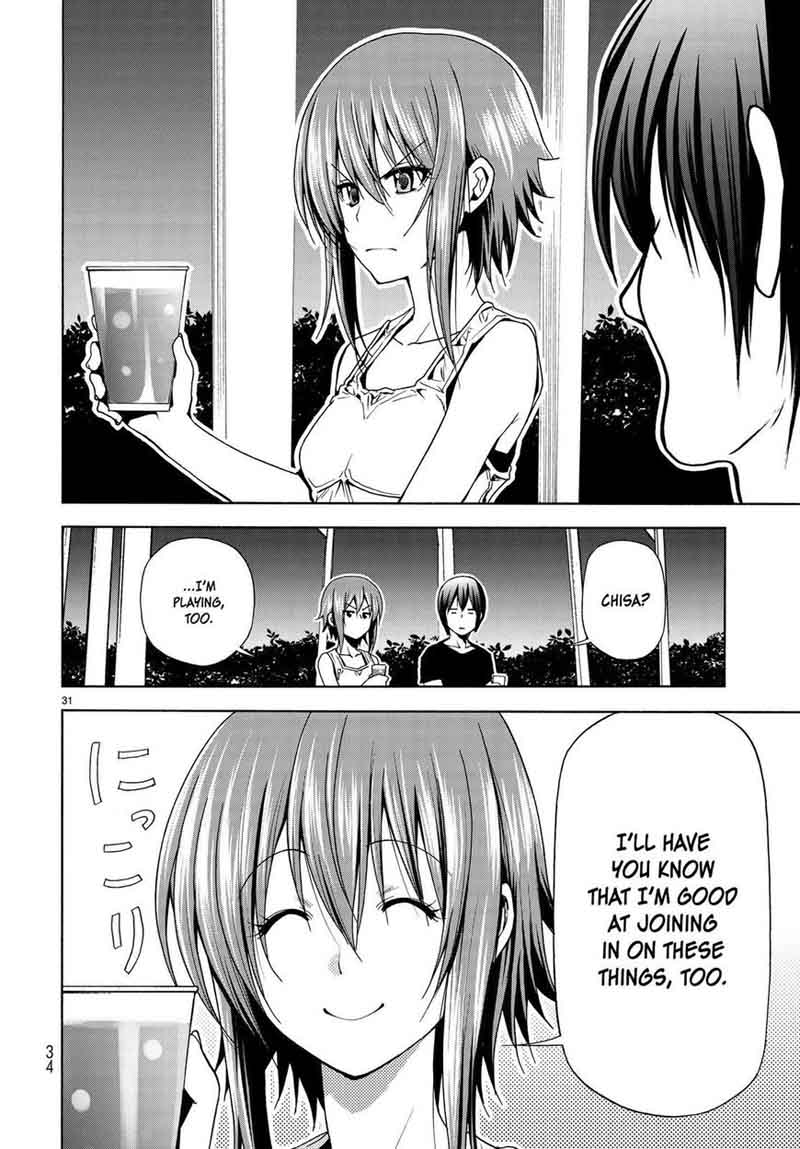 Grand Blue Manga Chapter 42 page 33 - Let's Have A Blast on the Uninhabited Island! scene