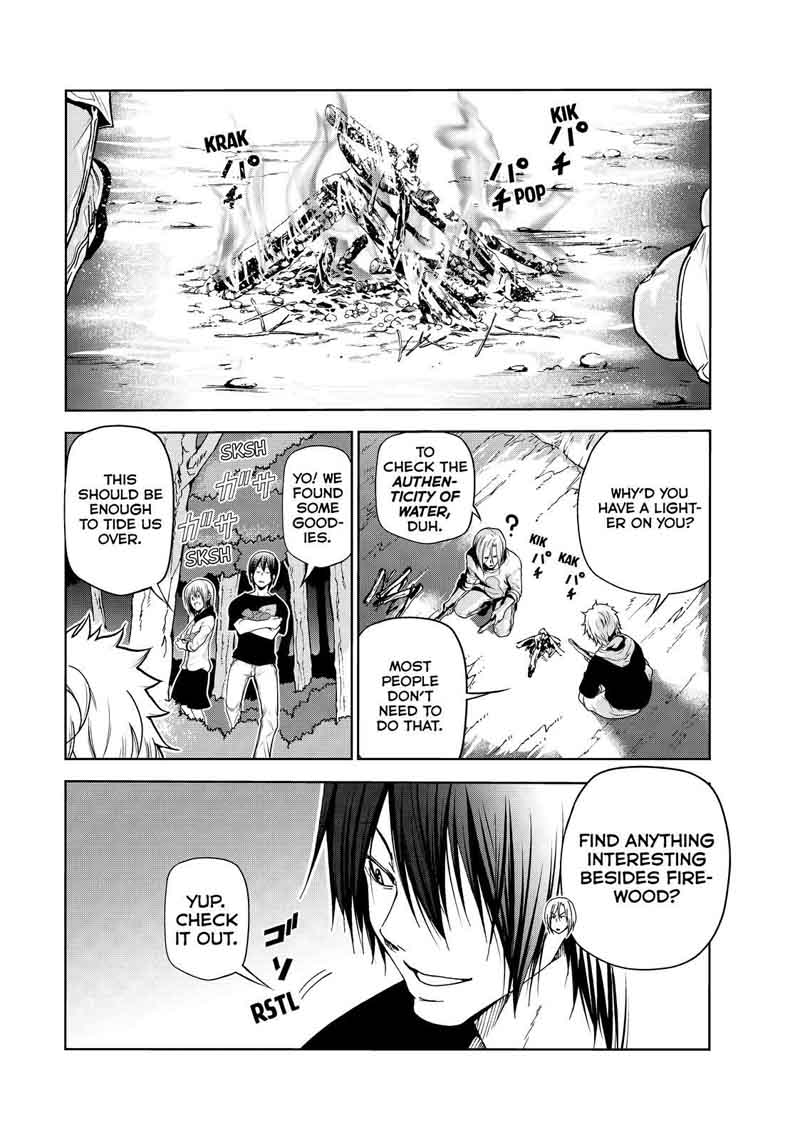 Grand Blue Manga Chapter 43 page 12 - Let's Survive on the Uninhabited Island! scene