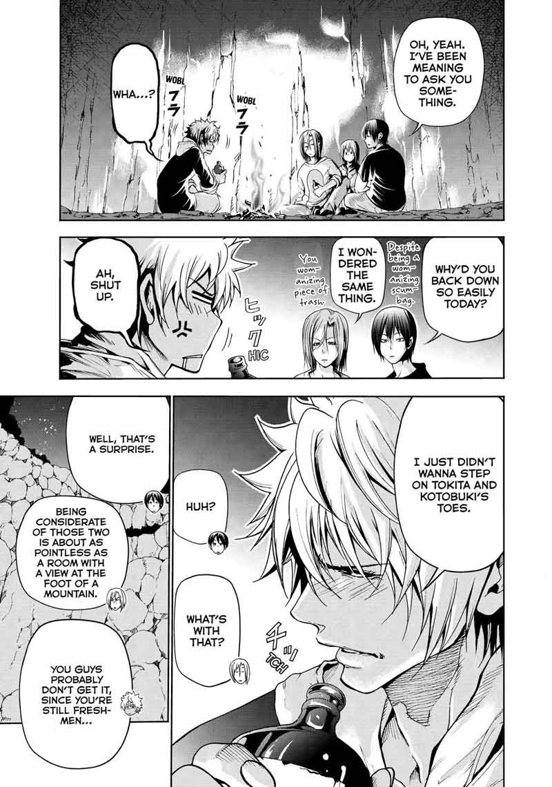 Grand Blue Manga Chapter 43 page 19 - Let's Survive on the Uninhabited Island! scene