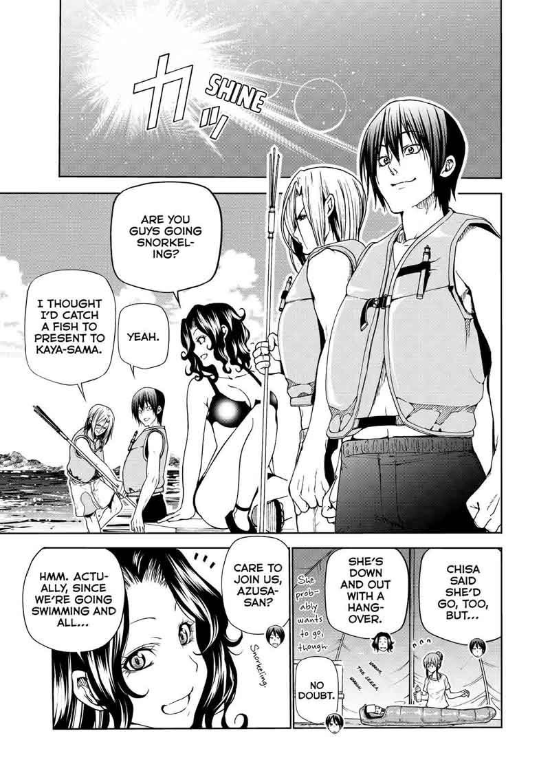 Grand Blue Manga Chapter 43 page 25 - Let's Survive on the Uninhabited Island! scene