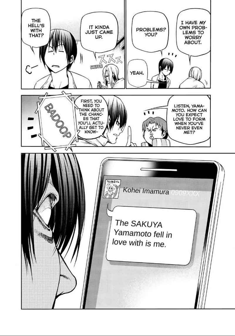 Grand Blue Manga Chapter 44 page 16 - Life Consultation scene