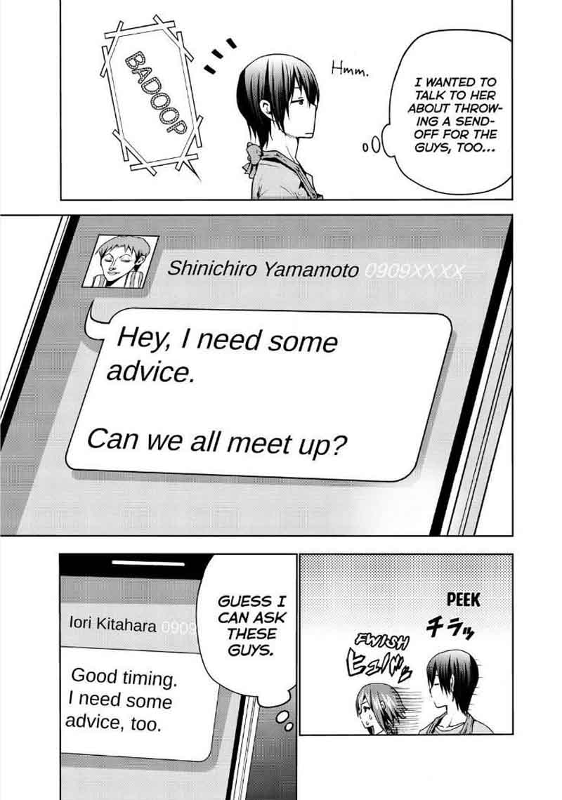 Grand Blue Manga Chapter 44 page 5 - Life Consultation scene