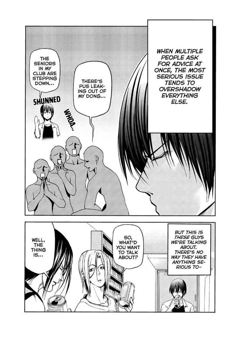 Grand Blue Manga Chapter 44 page 9 - Life Consultation scene