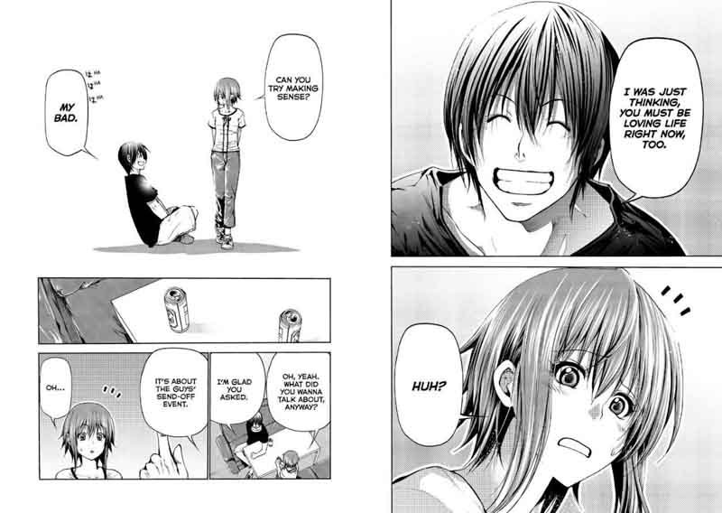 Grand Blue Manga Chapter 45 page 18 - Now We're Even scene