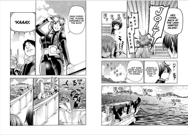 Grand Blue Manga Chapter 45 page 8 - Now We're Even scene