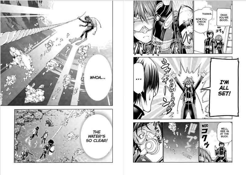 Grand Blue Manga Chapter 45 page 9 - Now We're Even scene