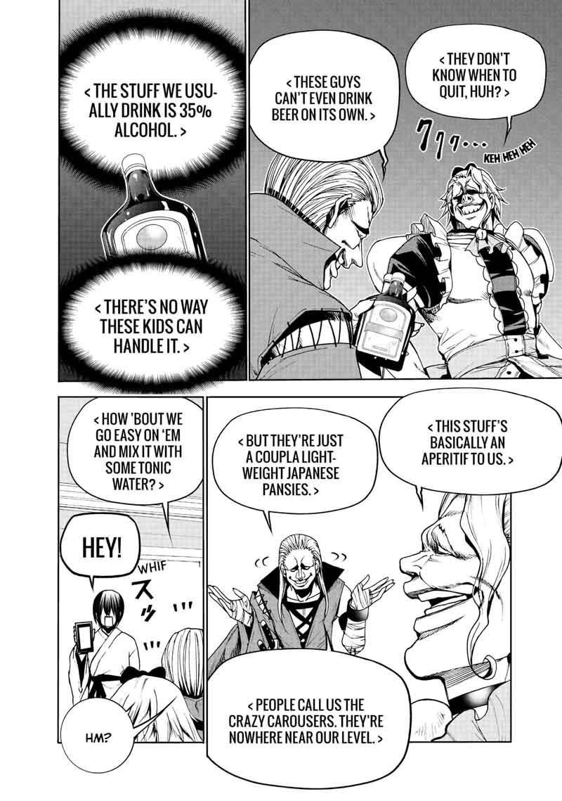 Grand Blue Manga Chapter 48 page 36 - Saving Private Passport scene