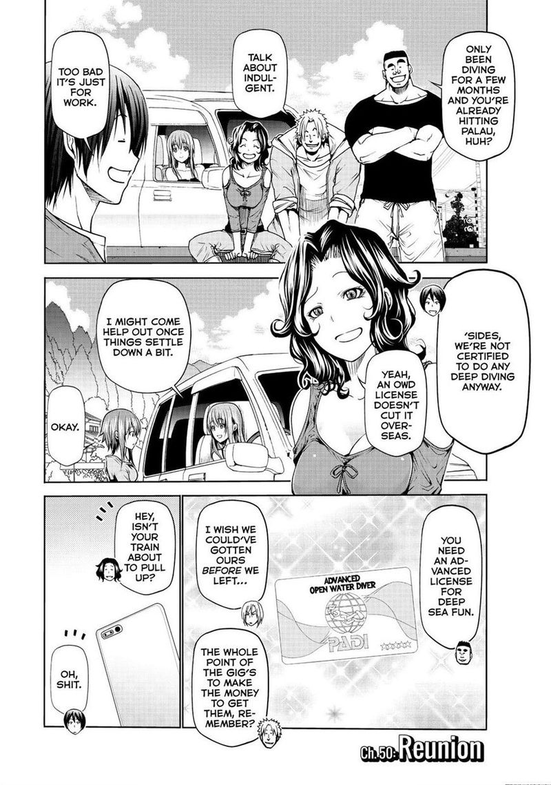 Grand Blue Manga Chapter 50 page 3 - Reunion scene