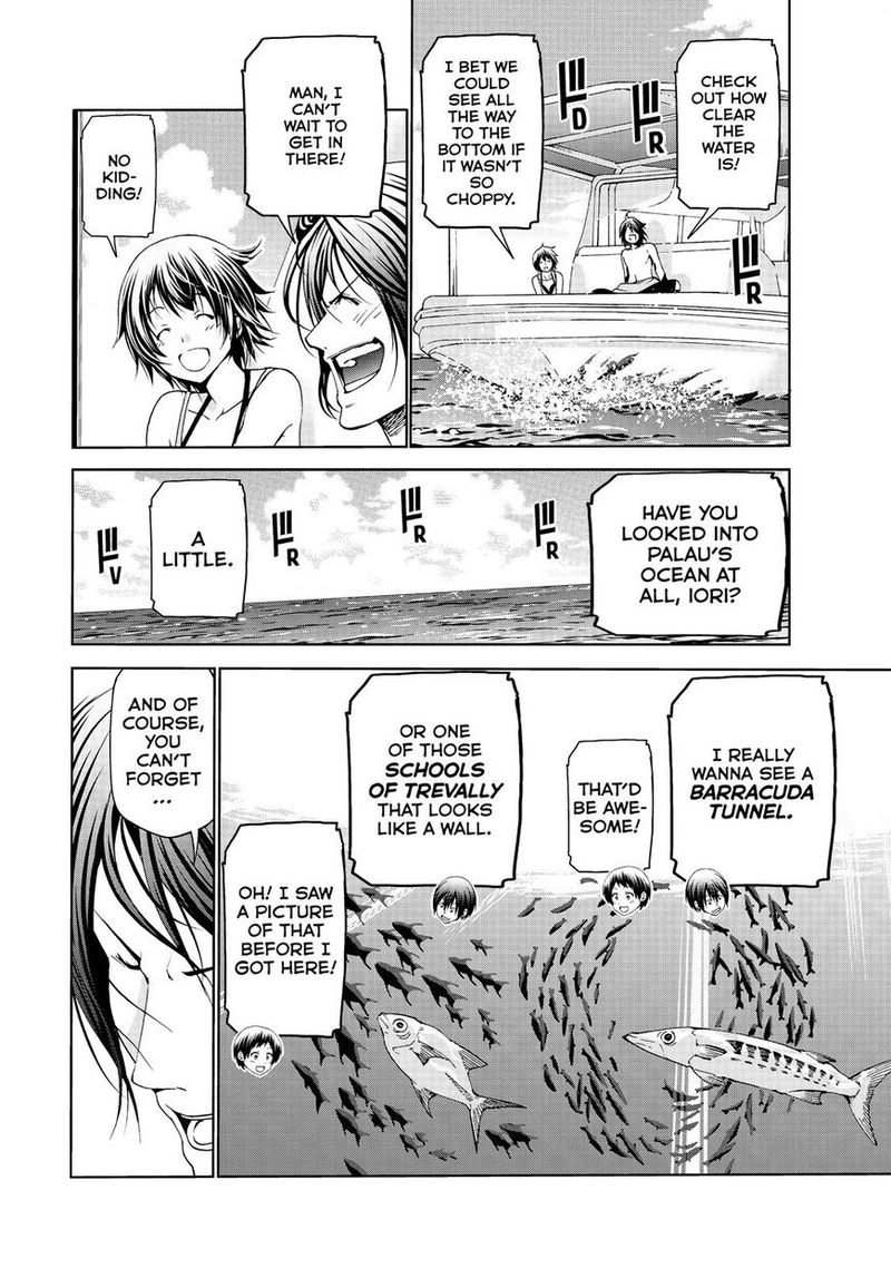 Grand Blue Manga Chapter 51 page 22 - The Seas of Palau scene