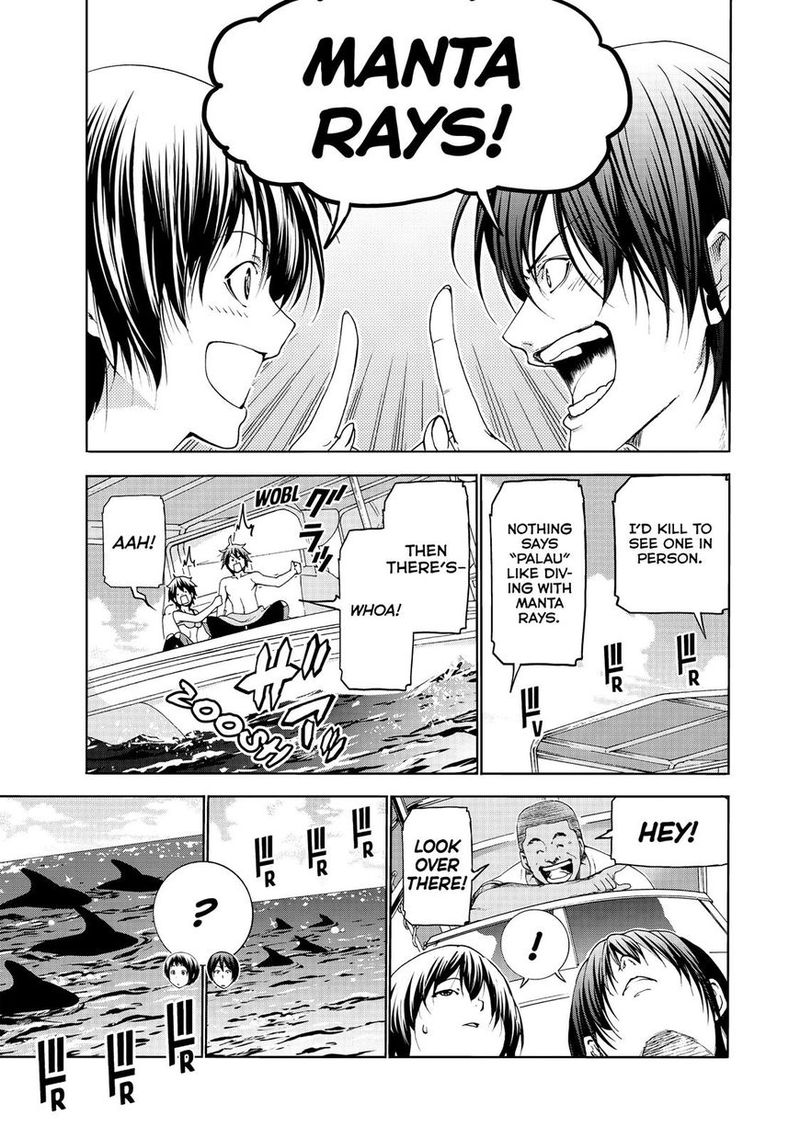 Grand Blue Manga Chapter 51 page 23 - The Seas of Palau scene