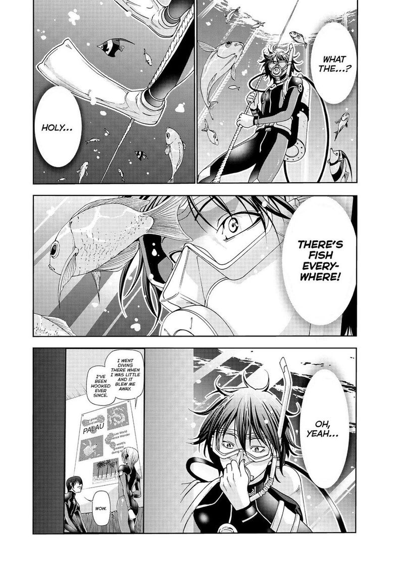 Grand Blue Manga Chapter 51 page 29 - The Seas of Palau scene