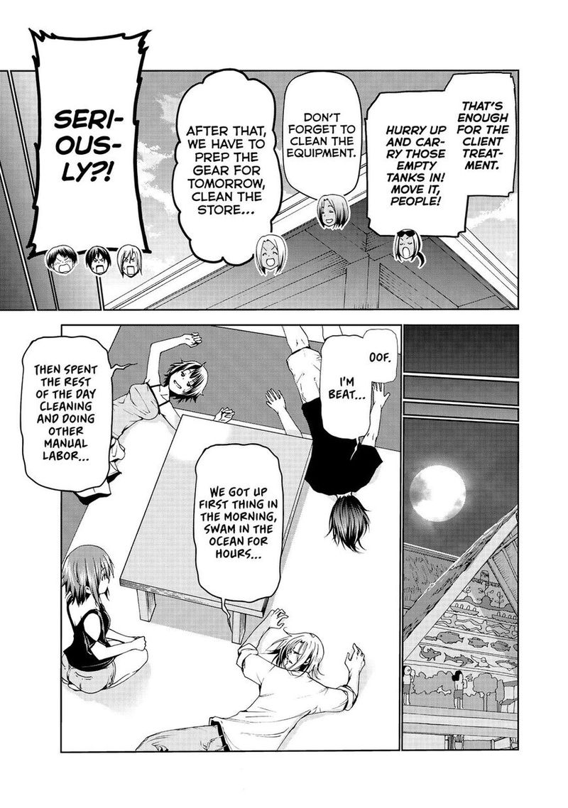 Grand Blue Manga Chapter 51 page 34 - The Seas of Palau scene