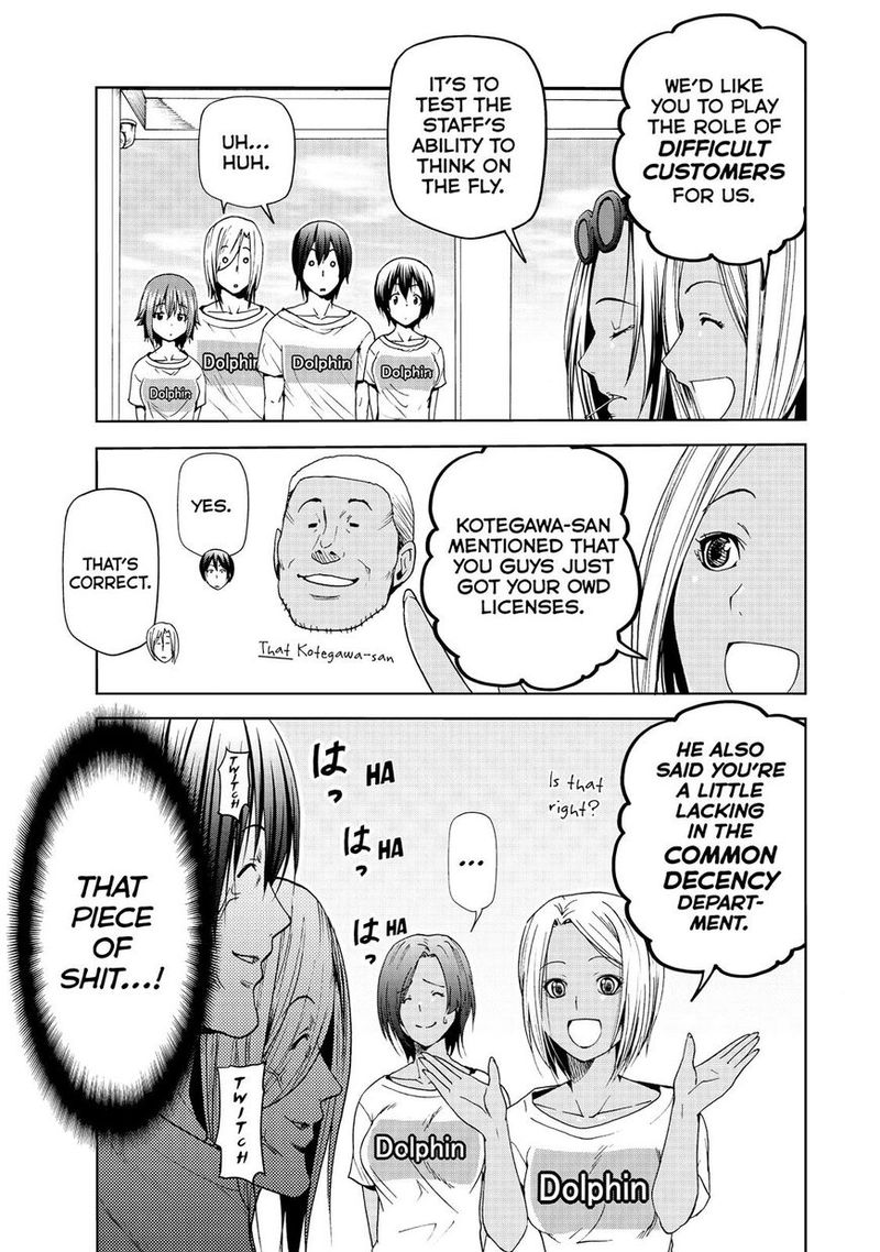 Grand Blue Manga Chapter 51 page 6 - The Seas of Palau scene