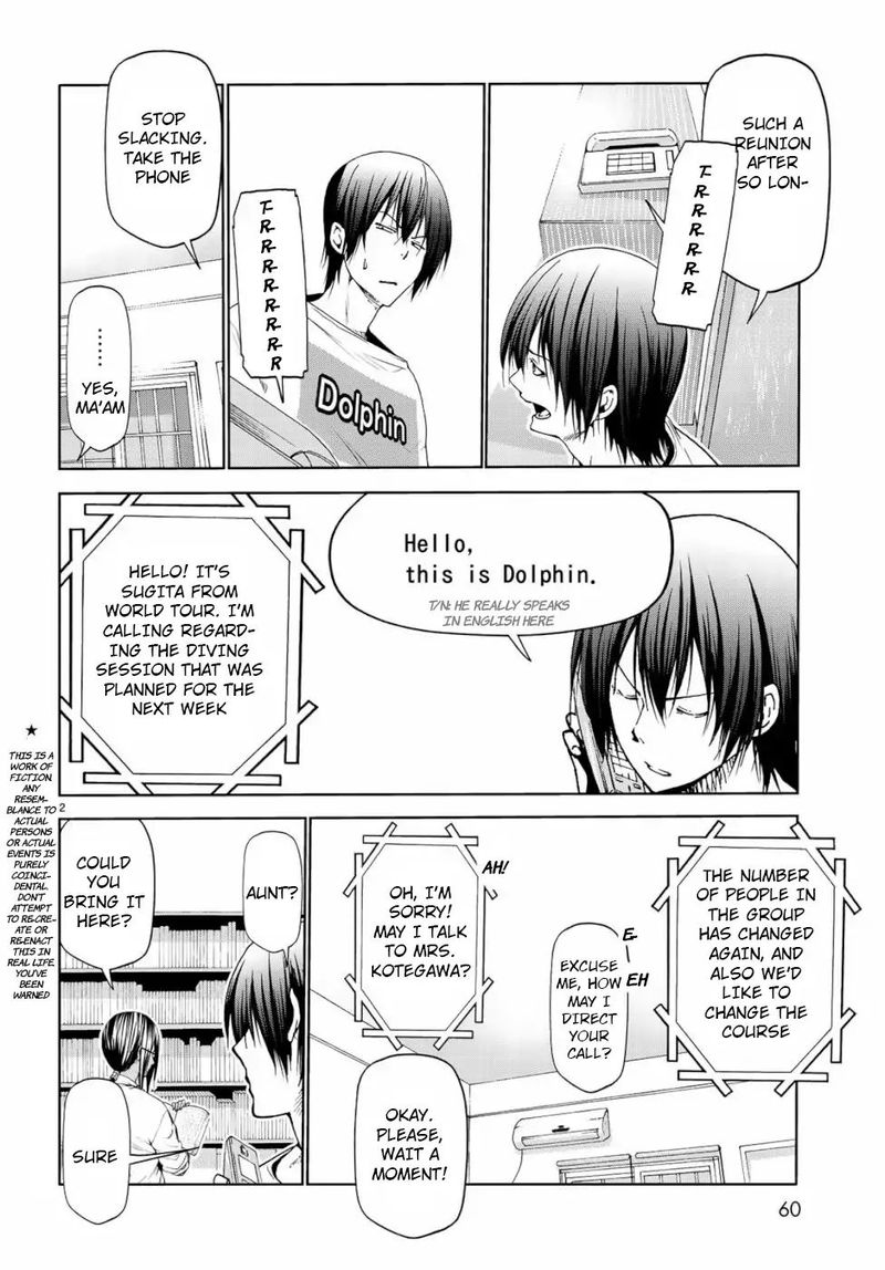 Grand Blue Manga Chapter 57 page 2 - Mom scene