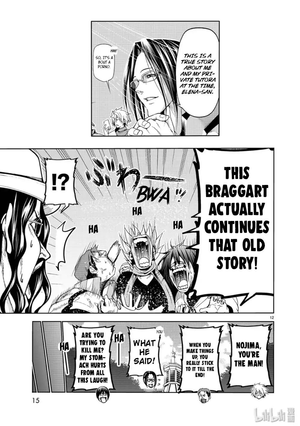 Grand Blue Manga Chapter 58 page 12 - Back to School scene