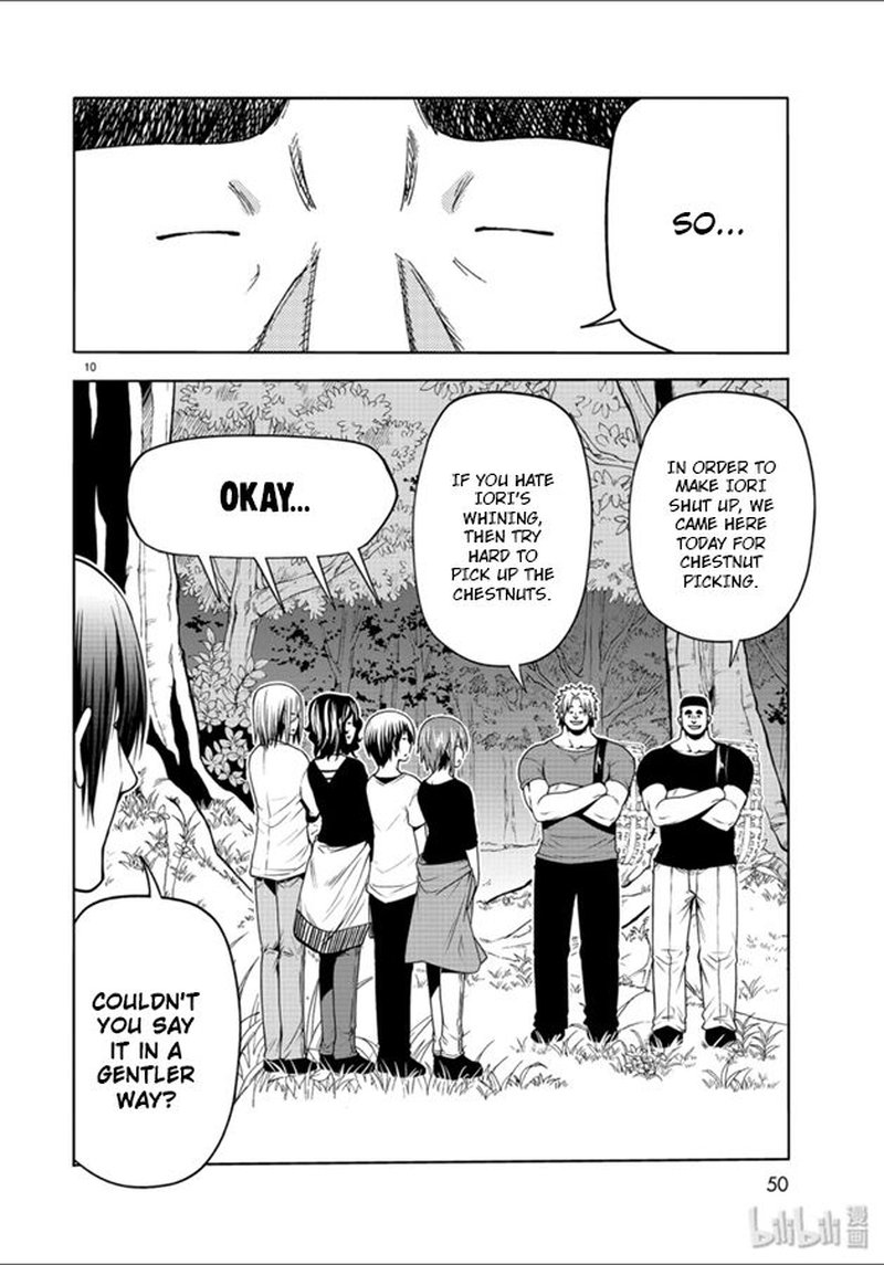 Grand Blue Manga Chapter 60 page 10 - Chestnut Picking scene