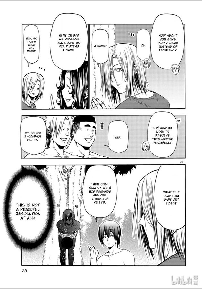 Grand Blue Manga Chapter 60 page 35 - Chestnut Picking scene