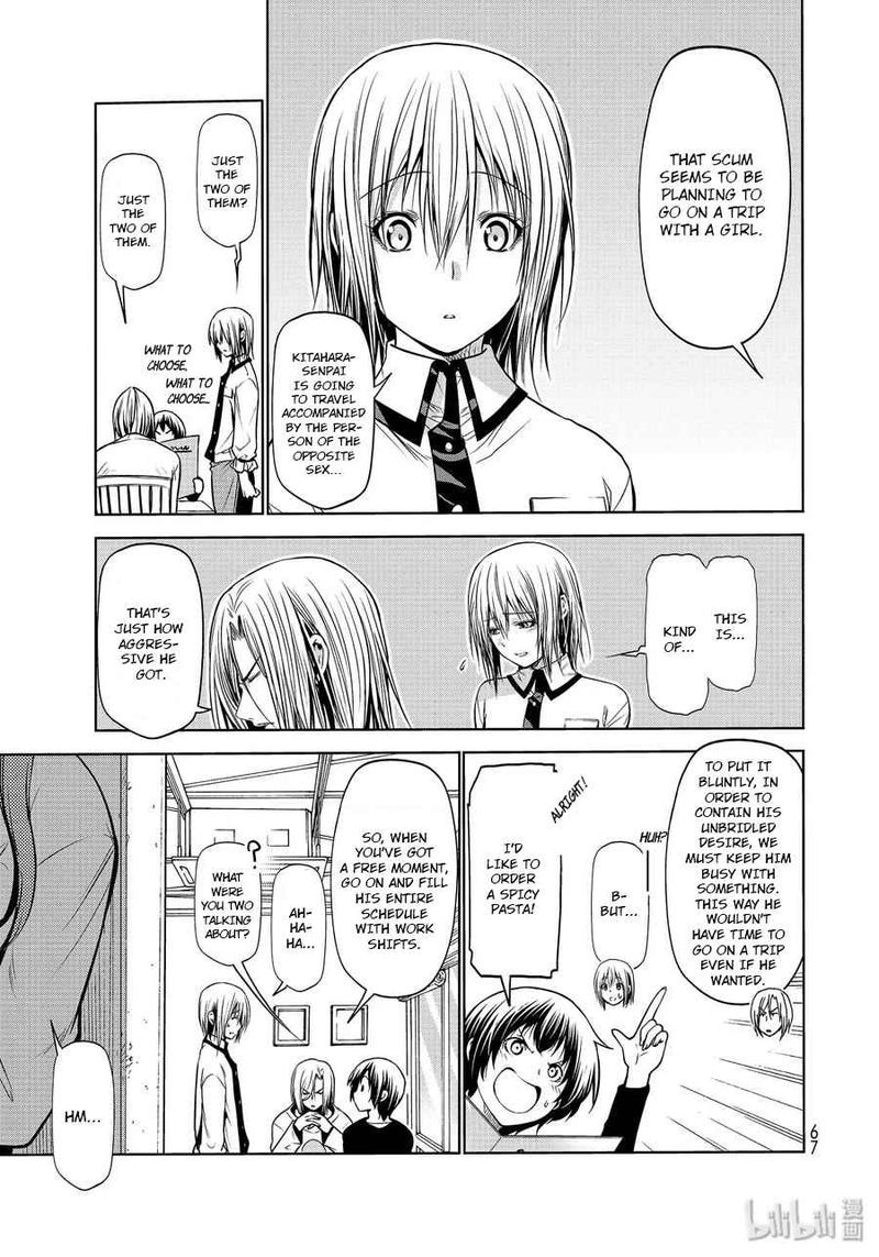 Grand Blue Manga Chapter 62 page 35 - War Council scene
