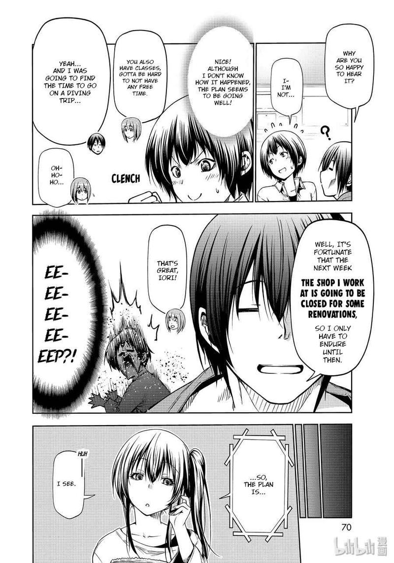 Grand Blue Manga Chapter 62 page 38 - War Council scene