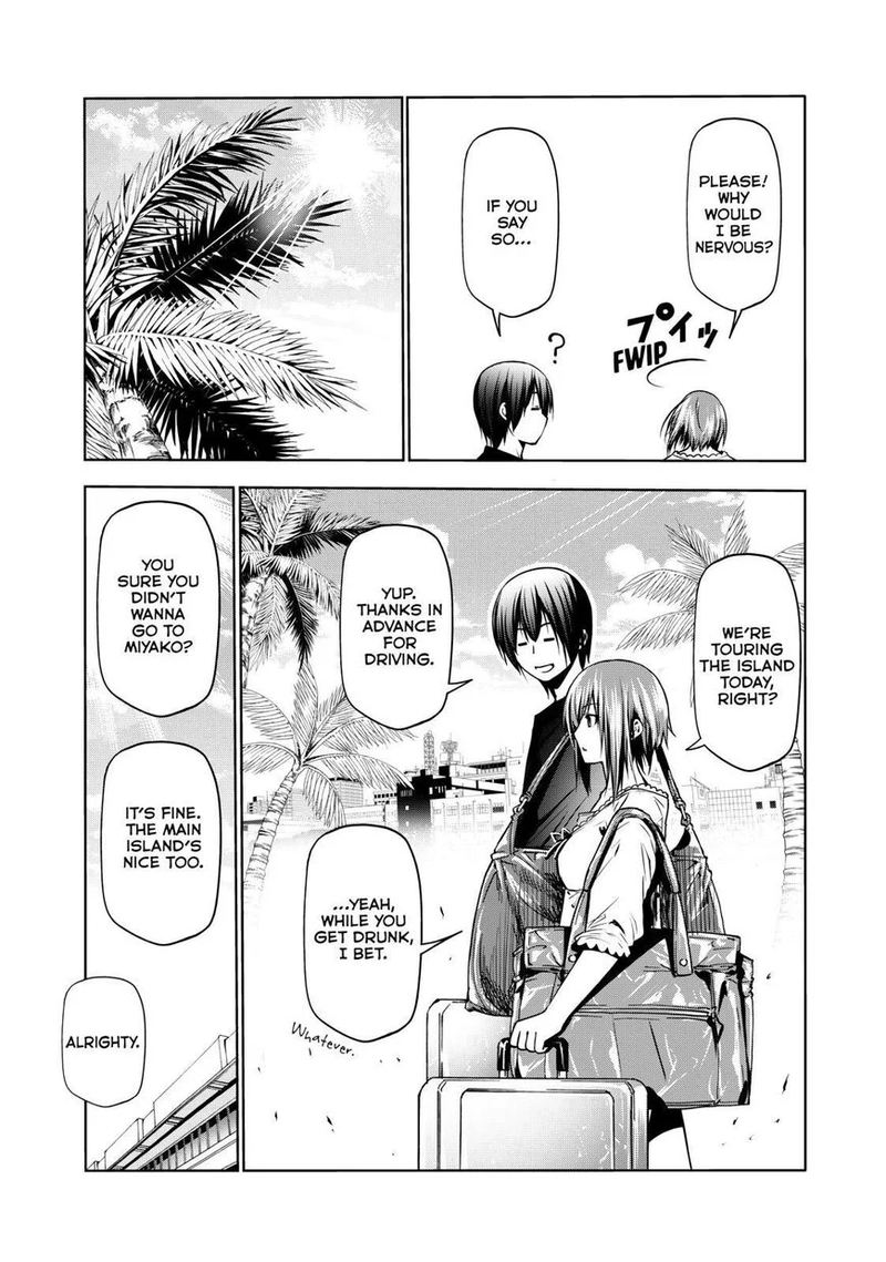 Grand Blue Manga Chapter 63 page 3 - Okinawa Relanding scene
