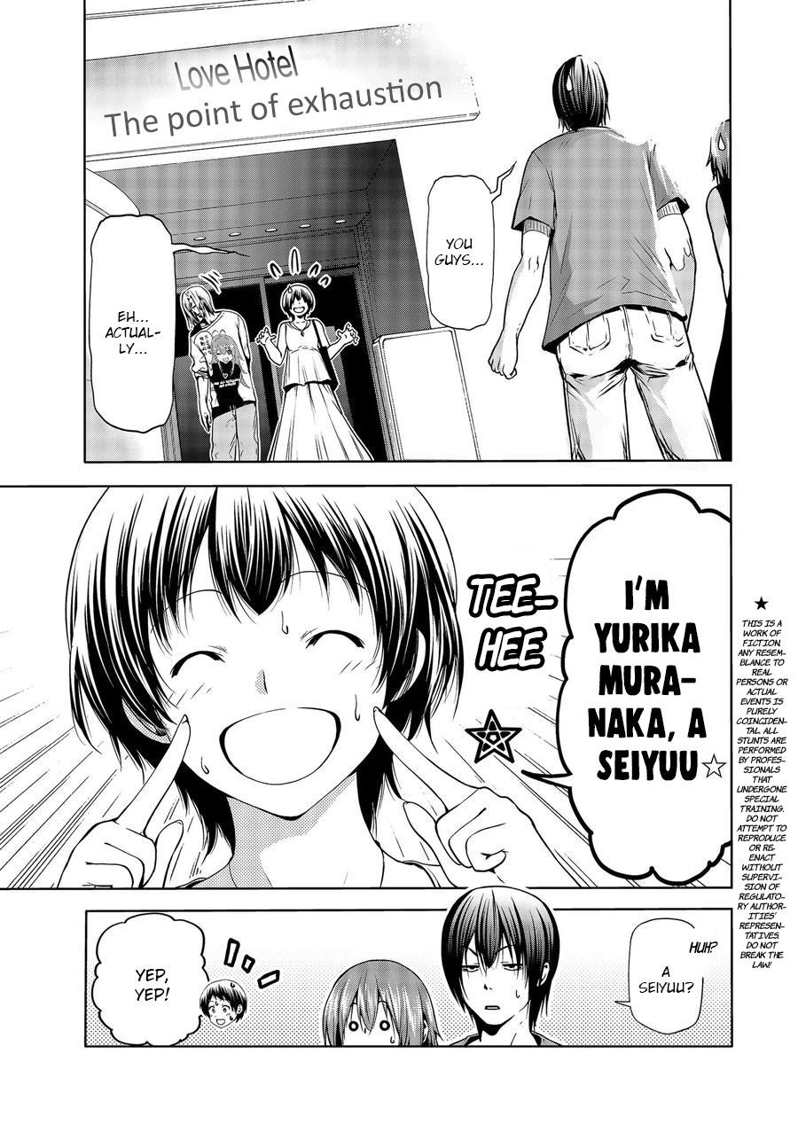 Grand Blue Manga Chapter 65 page 1 - Day Two of Chaos scene