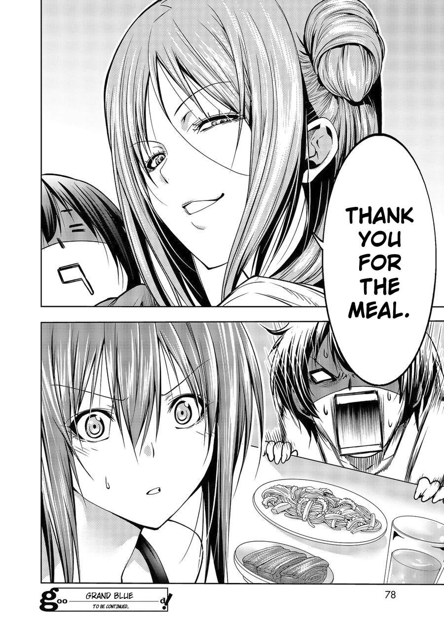 Grand Blue Manga Chapter 65 page 33 - Day Two of Chaos scene