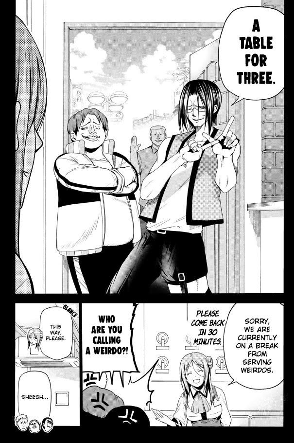 Grand Blue Manga Chapter 66 page 11 - Sakurako's Journey scene