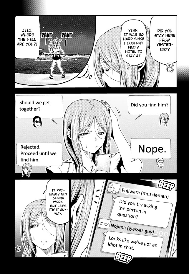 Grand Blue Manga Chapter 66 page 31 - Sakurako's Journey scene