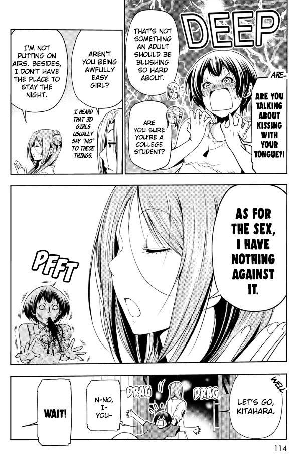 Grand Blue Manga Chapter 66 page 47 - Sakurako's Journey scene