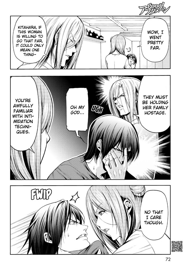 Grand Blue Manga Chapter 66 page 6 - Sakurako's Journey scene