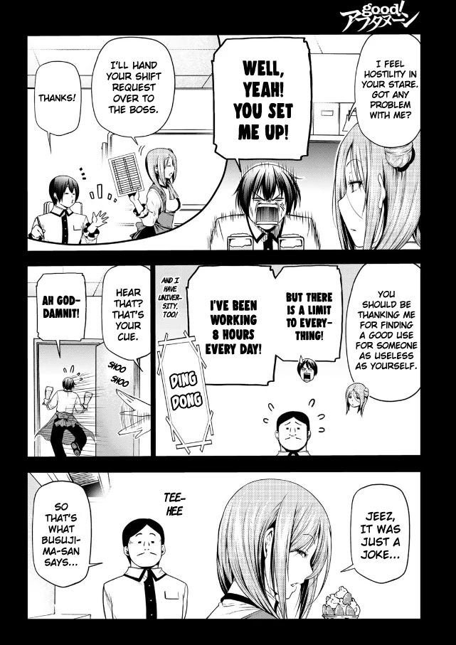 Grand Blue Manga Chapter 66 page 8 - Sakurako's Journey scene