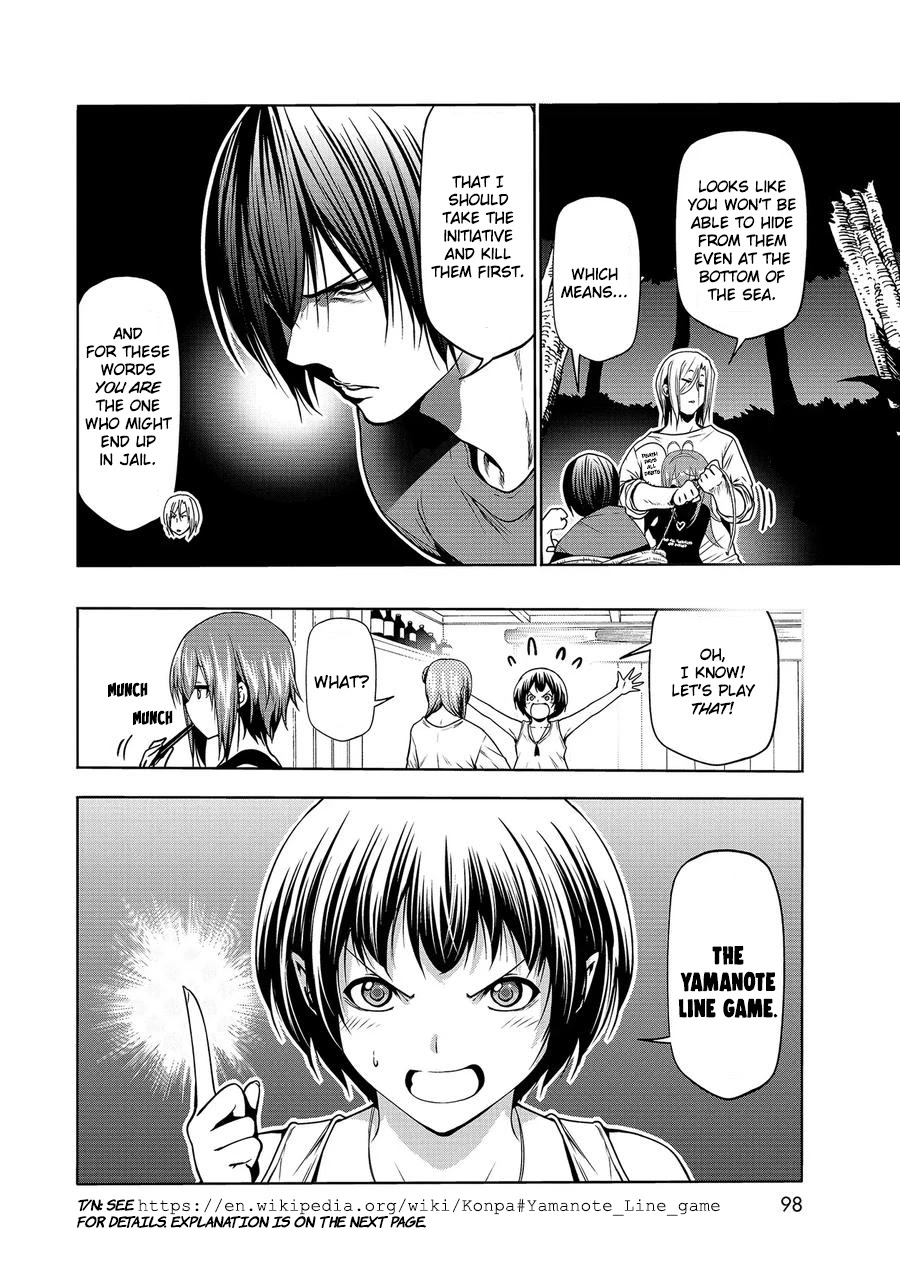 Grand Blue Manga Chapter 67 page 14 - SHIT! scene