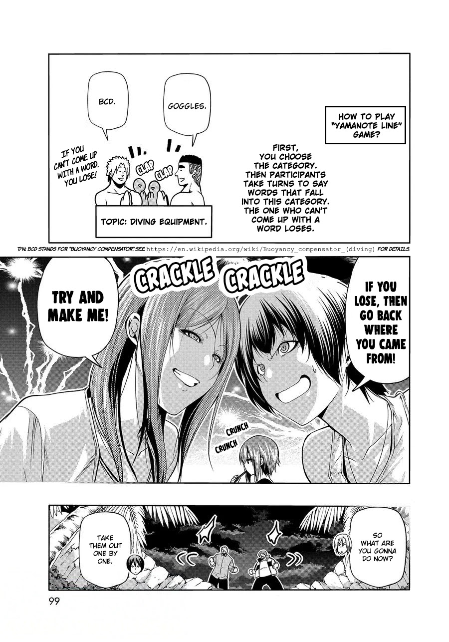 Grand Blue Manga Chapter 67 page 15 - SHIT! scene