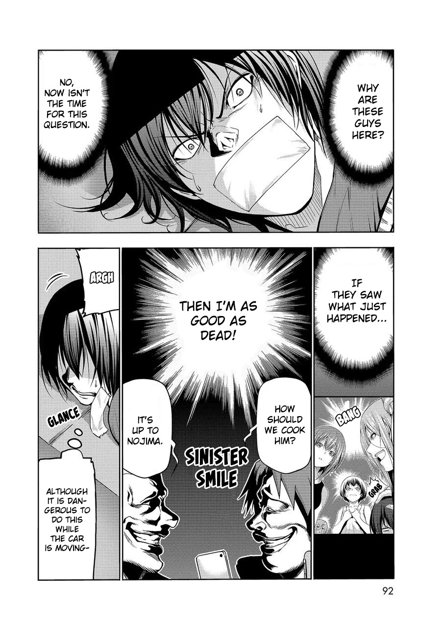 Grand Blue Manga Chapter 67 page 8 - SHIT! scene