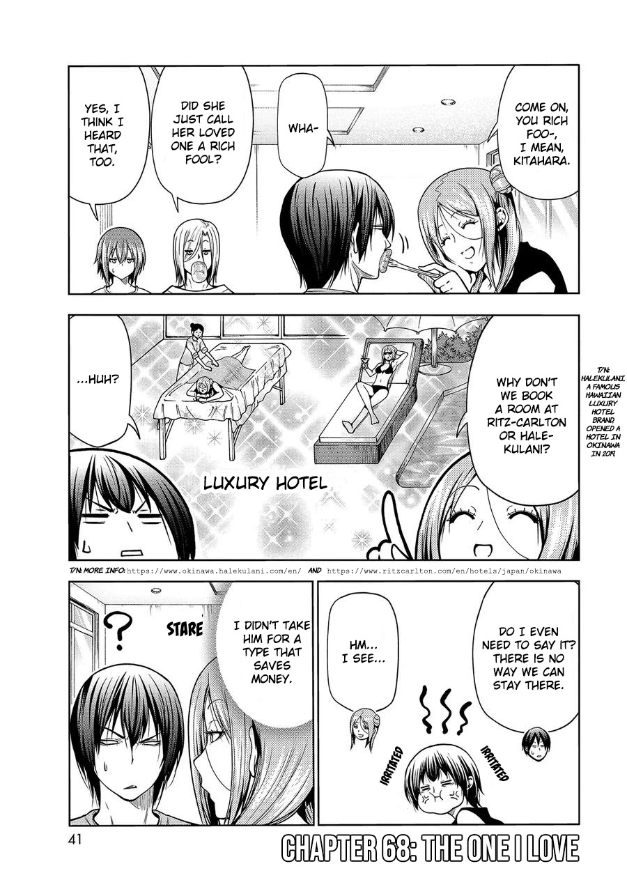 Grand Blue Manga Chapter 68 page 3 - Mi Amor scene