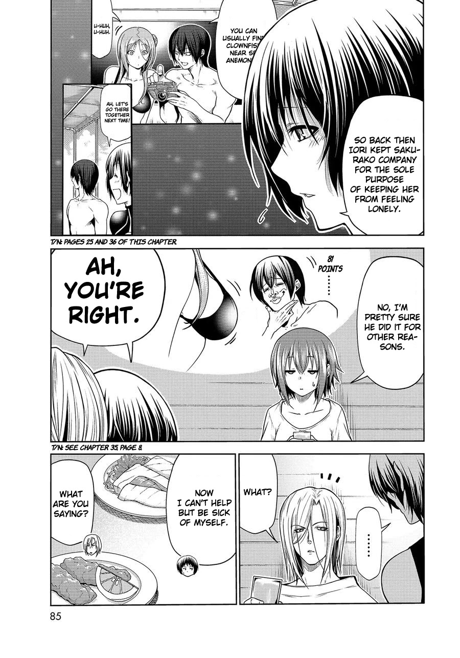 Grand Blue Manga Chapter 68 page 46 - Mi Amor scene