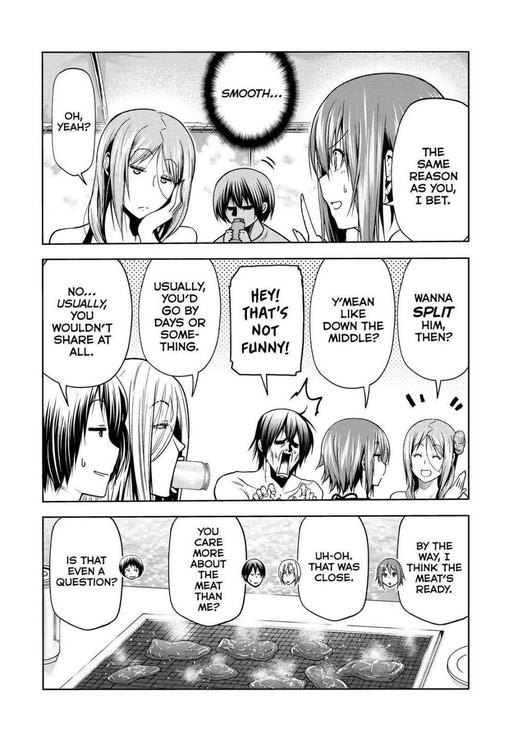 Grand Blue Manga Chapter 69 page 12 - Two to Return scene