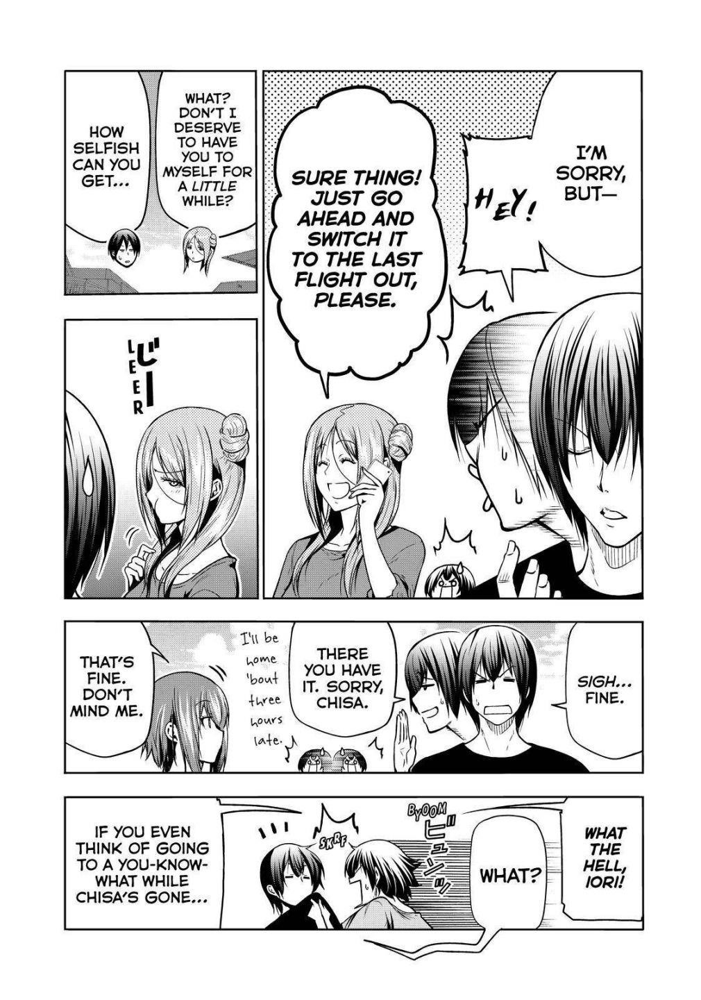 Grand Blue Manga Chapter 69 page 23 - Two to Return scene