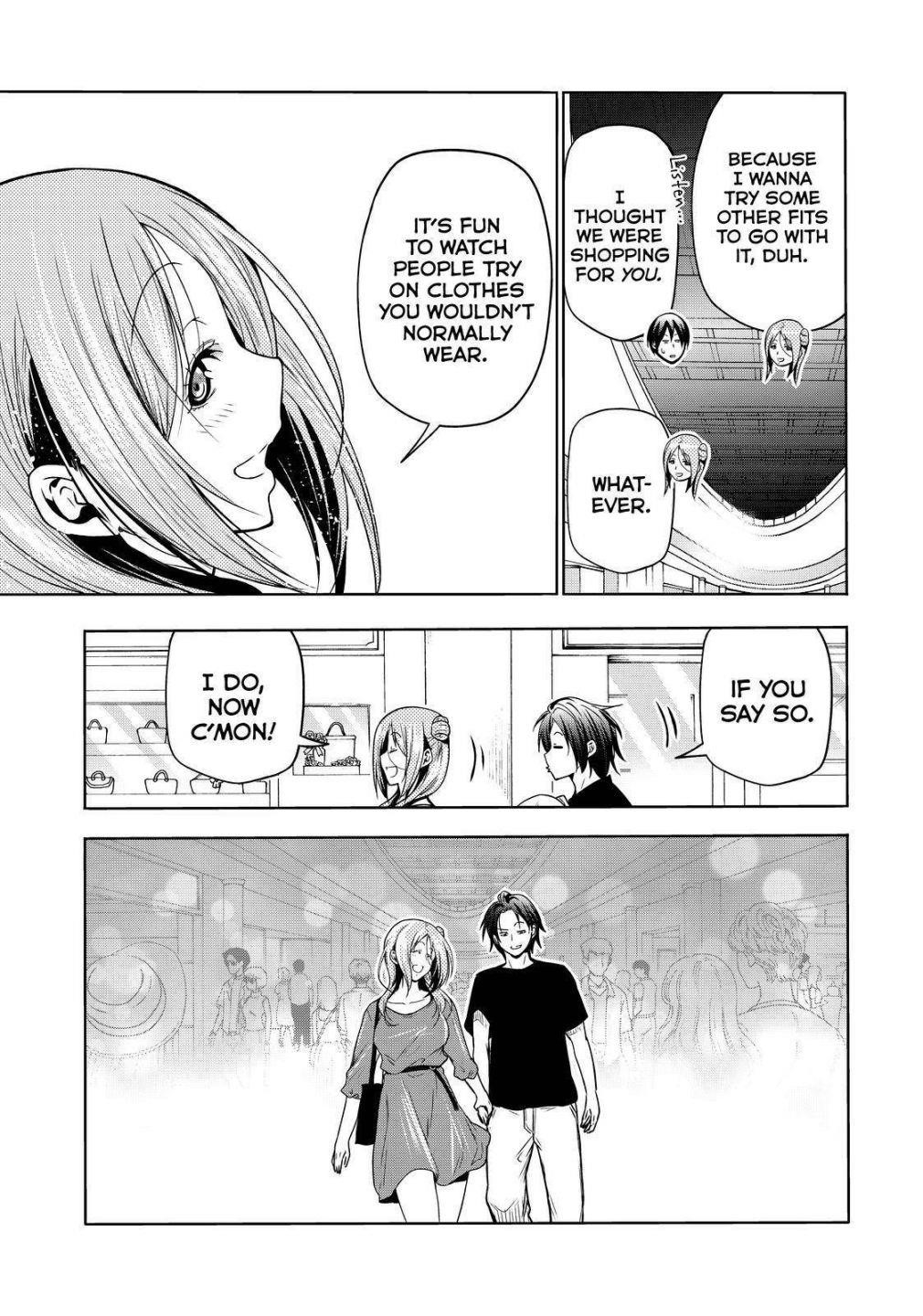 Grand Blue Manga Chapter 69 page 33 - Two to Return scene