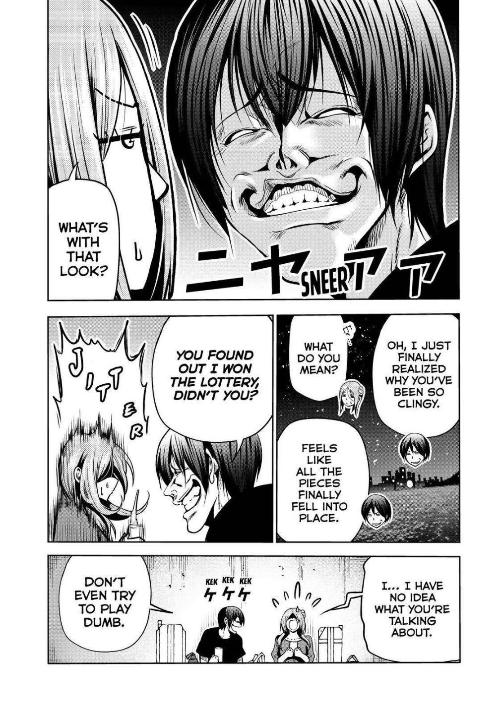 Grand Blue Manga Chapter 69 page 41 - Two to Return scene