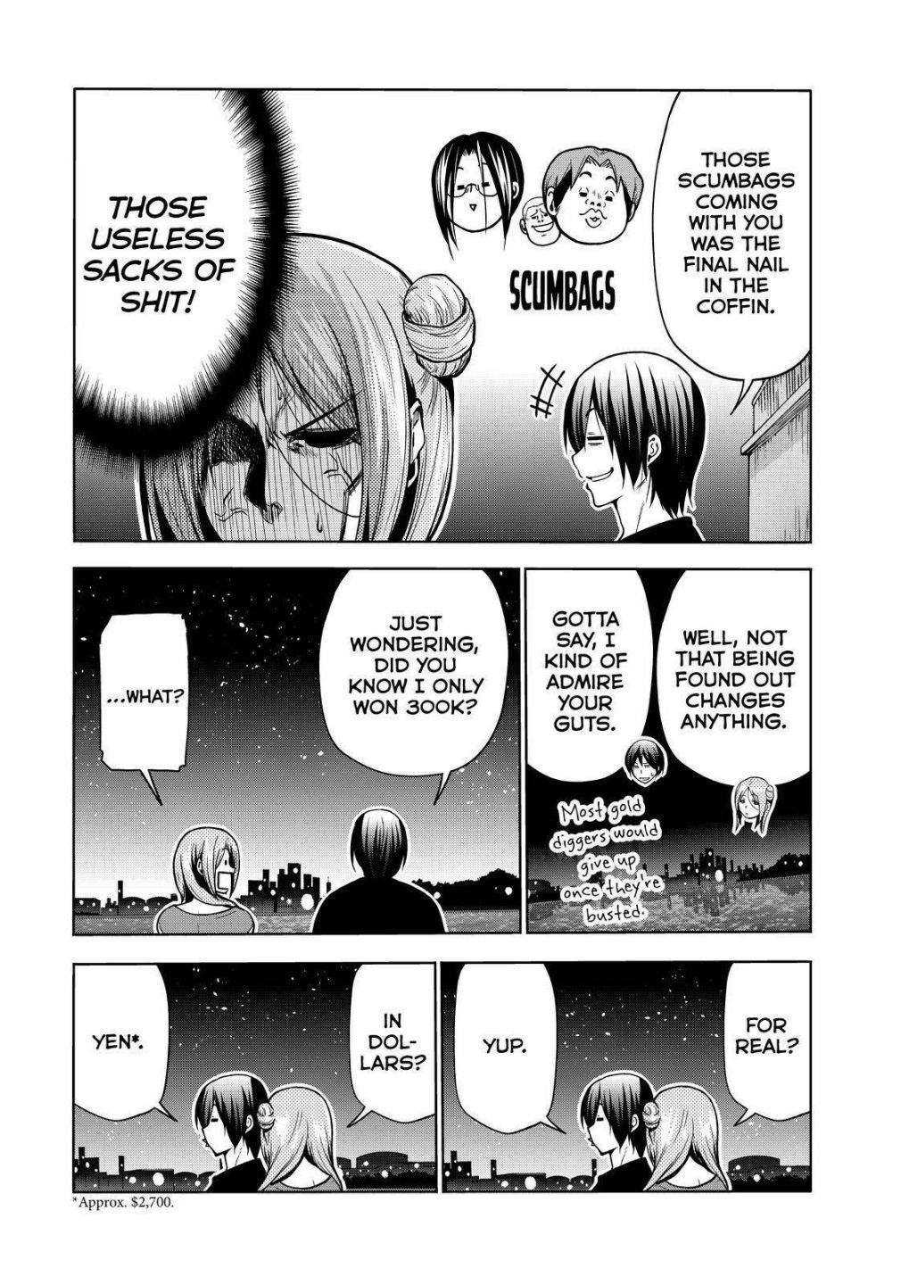 Grand Blue Manga Chapter 69 page 42 - Two to Return scene