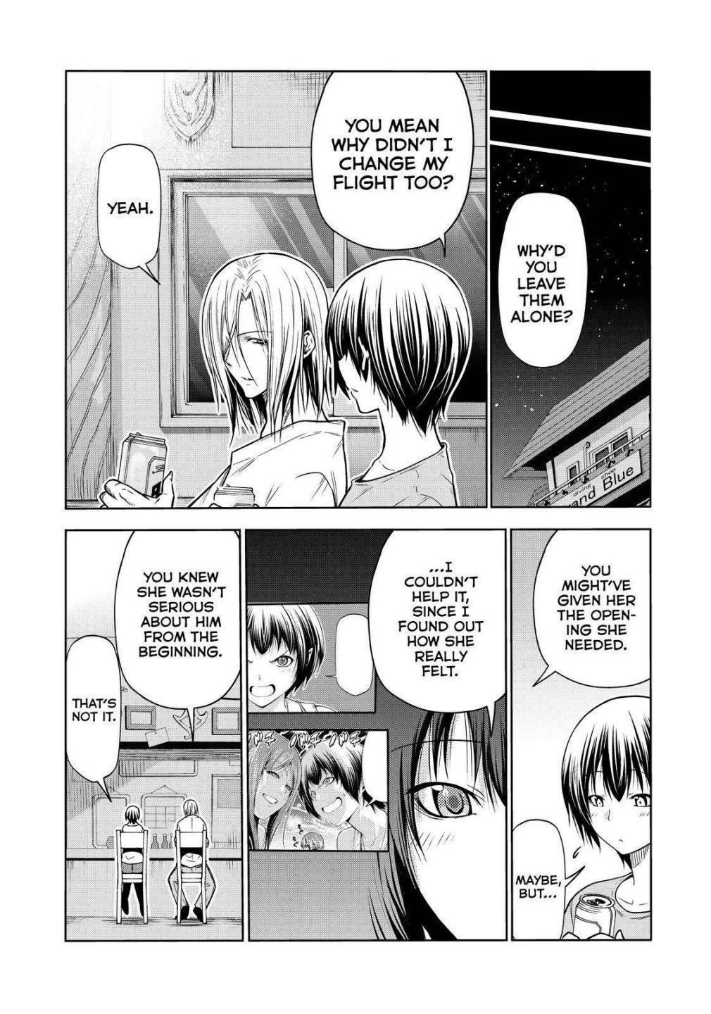 Grand Blue Manga Chapter 69 page 46 - Two to Return scene
