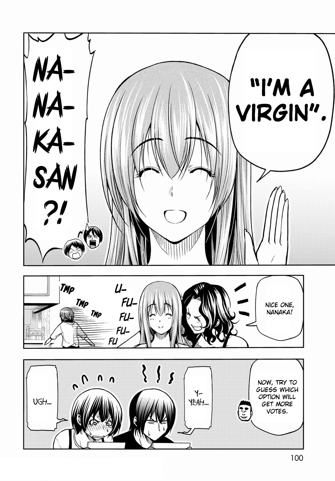 Grand Blue Manga Chapter 70 page 10 - Death Game scene