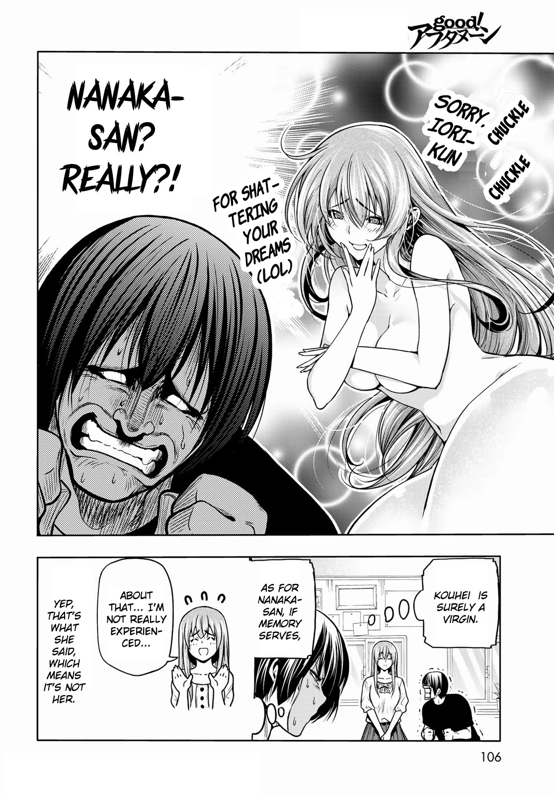 Grand Blue Manga Chapter 70 page 16 - Death Game scene