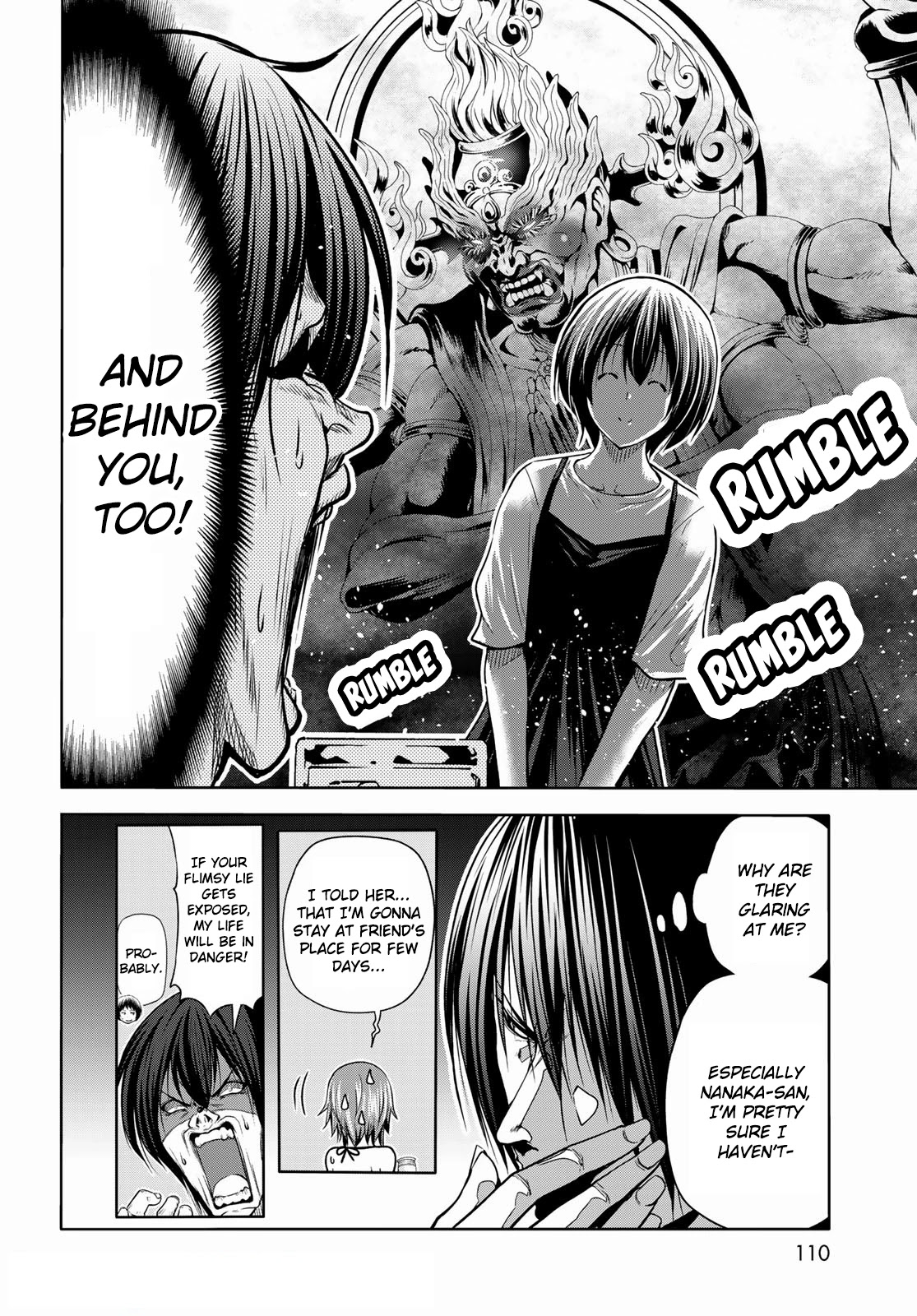 Grand Blue Manga Chapter 70 page 19 - Death Game scene