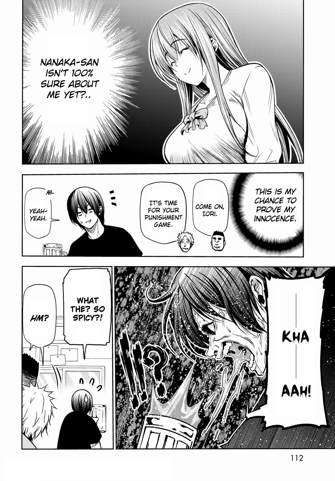 Grand Blue Manga Chapter 70 page 21 - Death Game scene