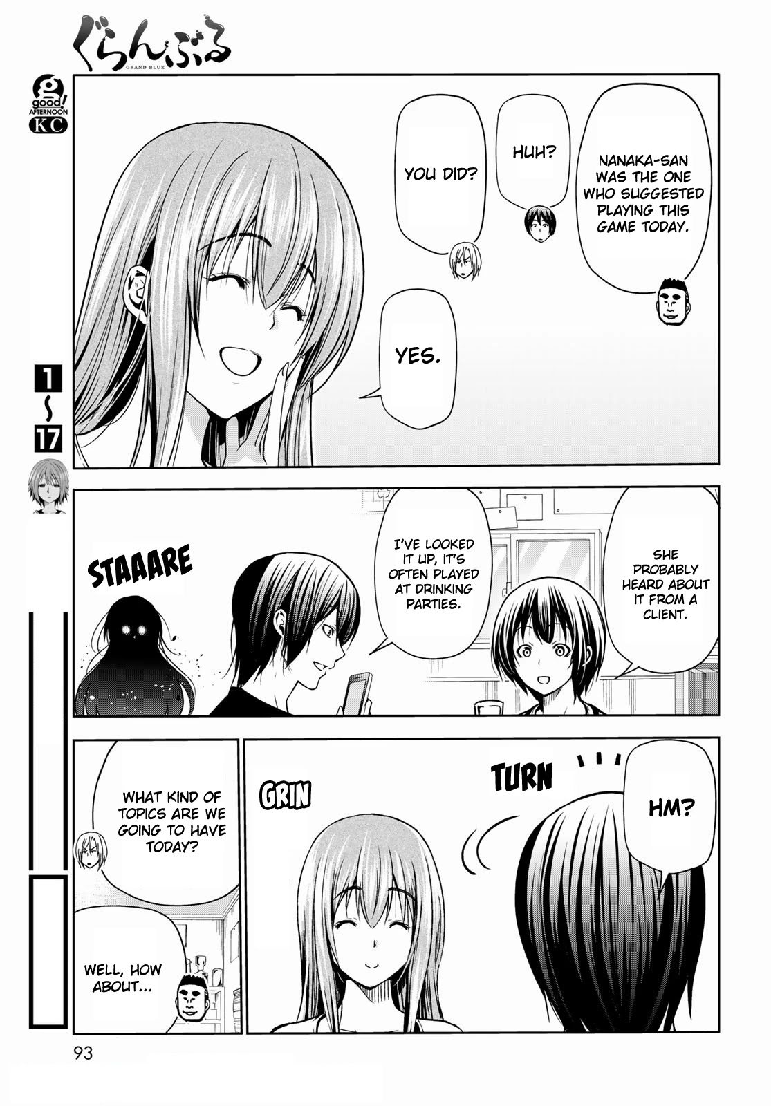 Grand Blue Manga Chapter 70 page 3 - Death Game scene