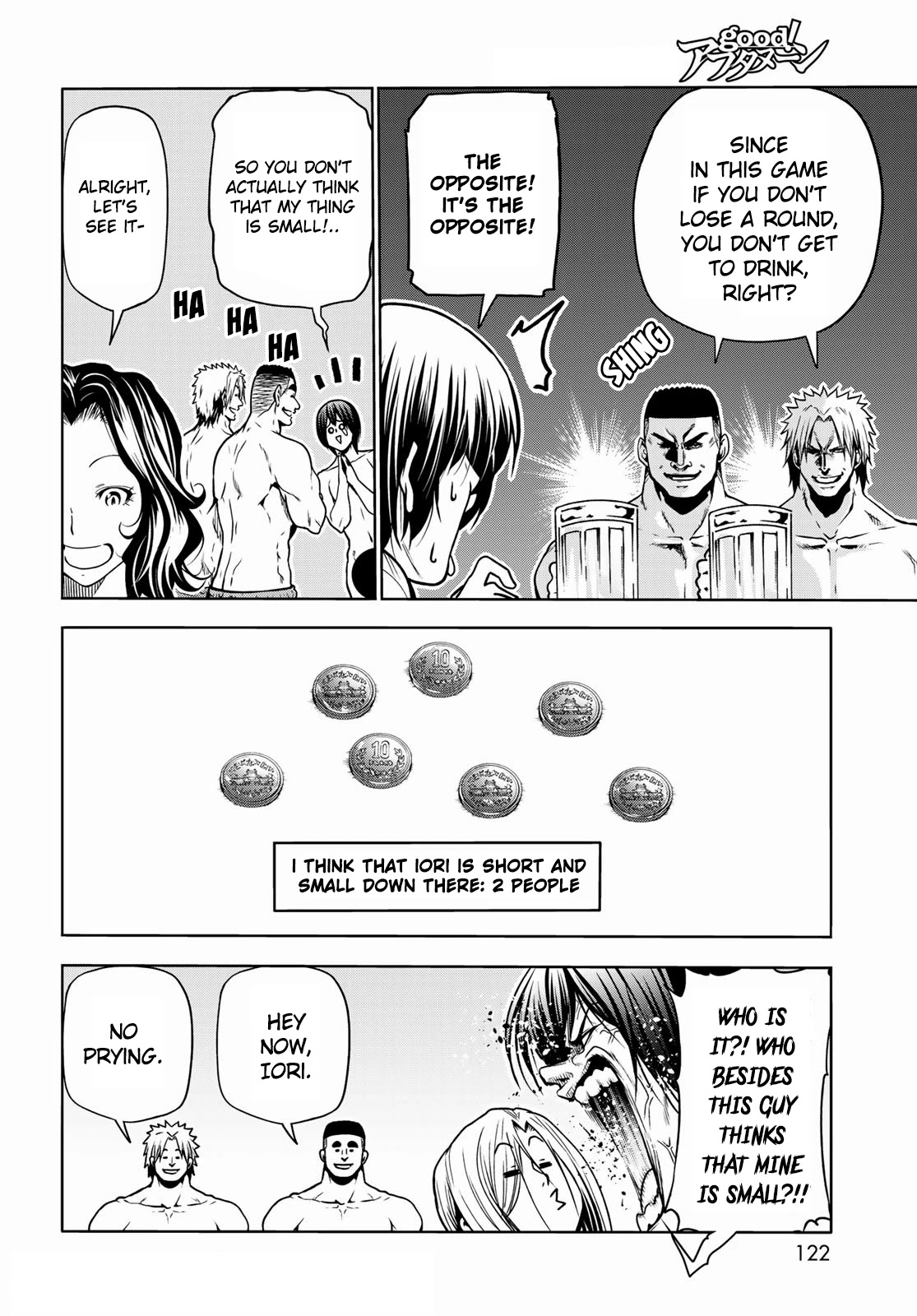 Grand Blue Manga Chapter 70 page 31 - Death Game scene