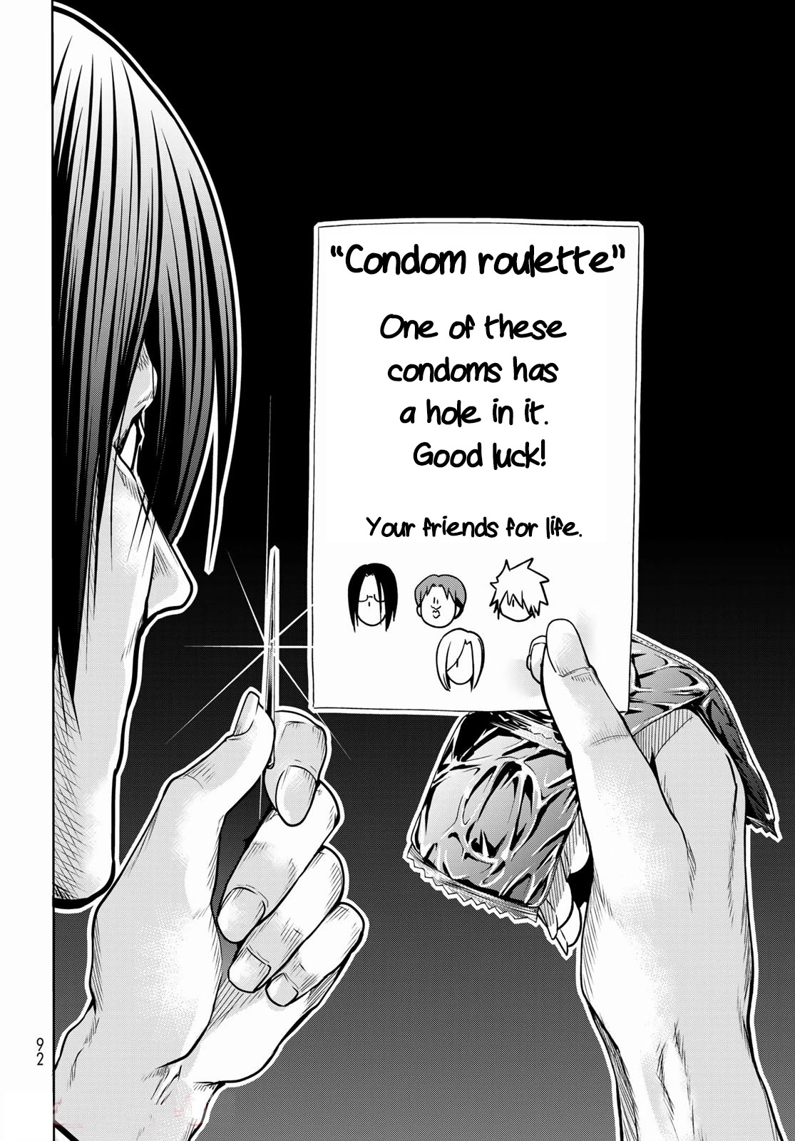 Grand Blue Manga Chapter 71 page 36 - Bedtime Calisthenics scene