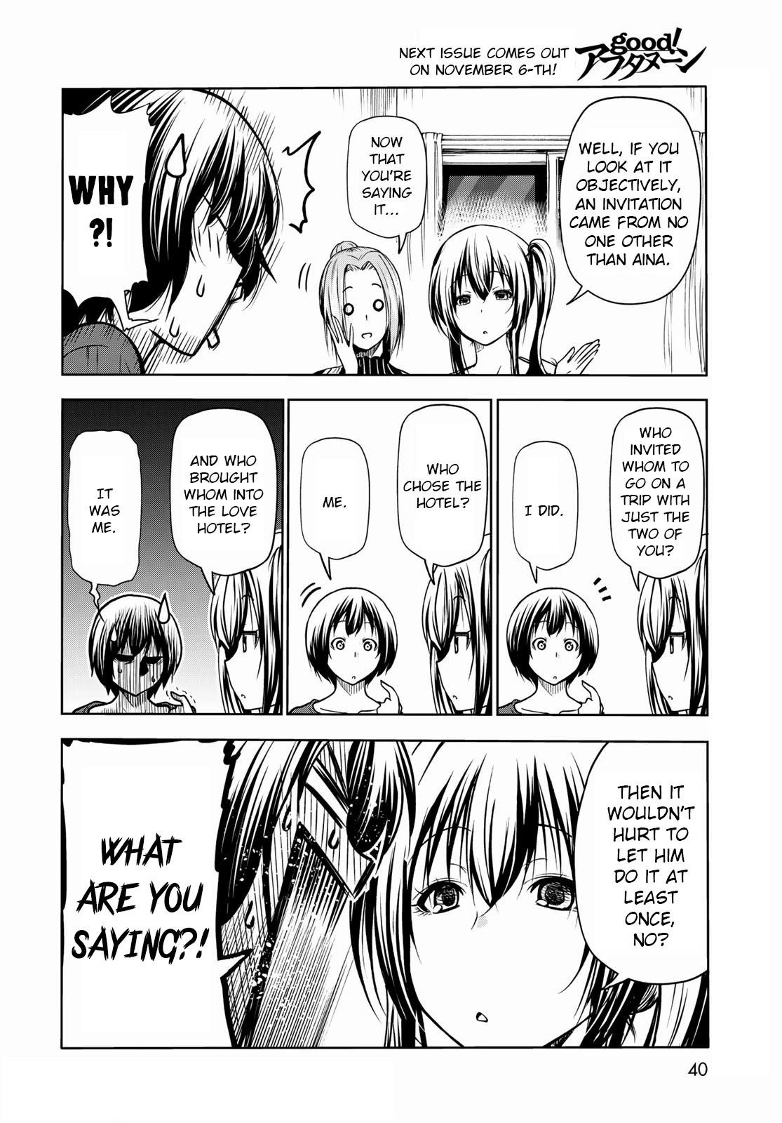 Grand Blue Manga Chapter 72 page 18 - Sorrow - Round Two scene